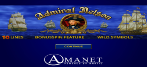 Admiral Nelson slot game logo