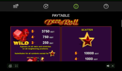 Dice and Roll slot game wild