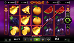 Dice and Roll slot game won