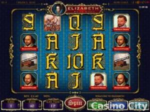 Elizabeth slot game reel