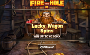 Fire in the Hole slot game logo
