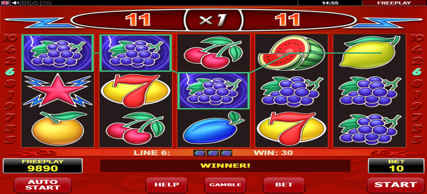 Lightning Hot slot game win