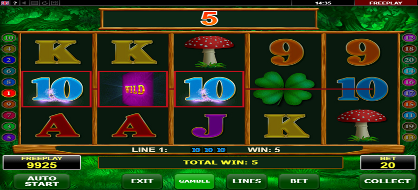 Magic Forest slot game win