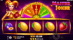Master Joker slot game won