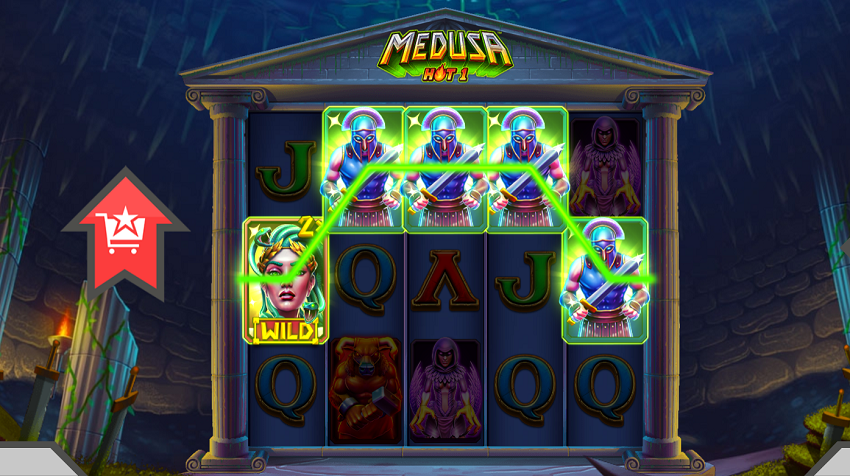 Medusa Hot 1 slot game win