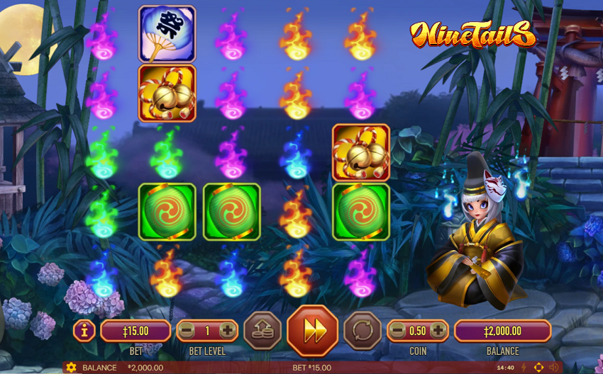 Nine Tails slot game reel