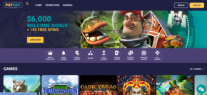 PayDay Casino Welcome Bonus