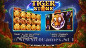 Tiger Stone slot game logo