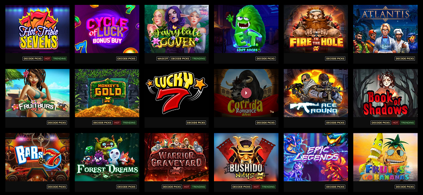 Decode Casino Games Slots