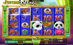 Fortune Panda slot game won