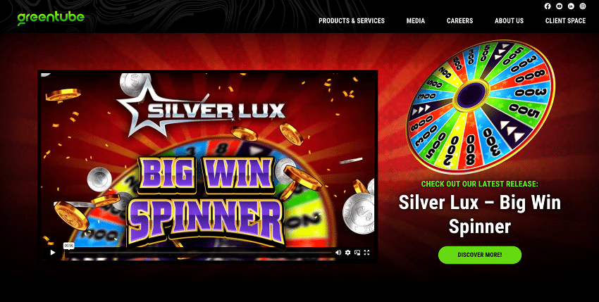 Greentube Slots Home Page