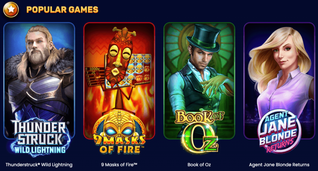 Yukon Gold Popular Games