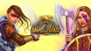 Battle Maidens slot game logo