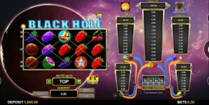 Black hole Slot game logo