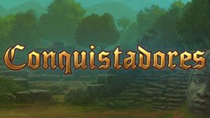 Conquistadores slot game logo