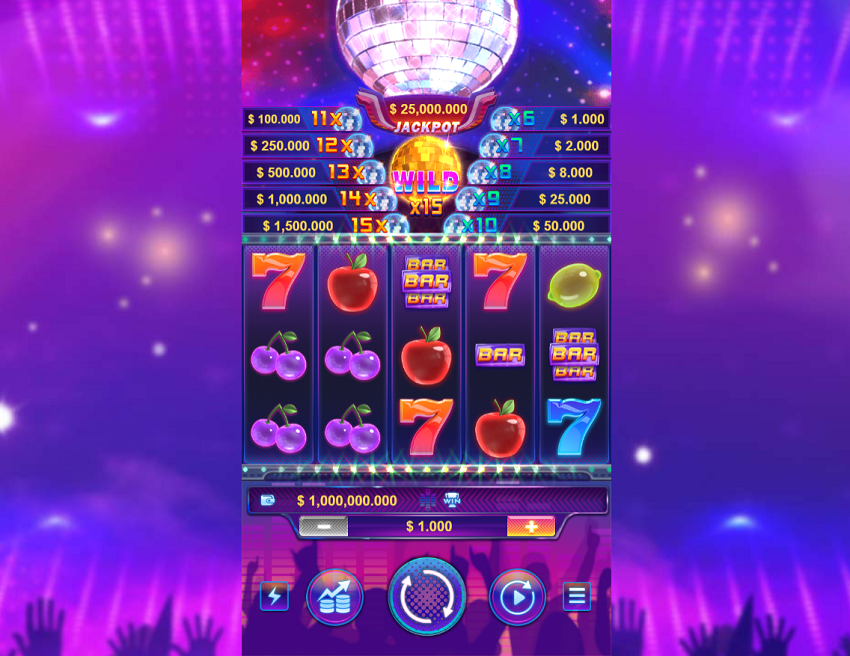 Disco 777 slot game