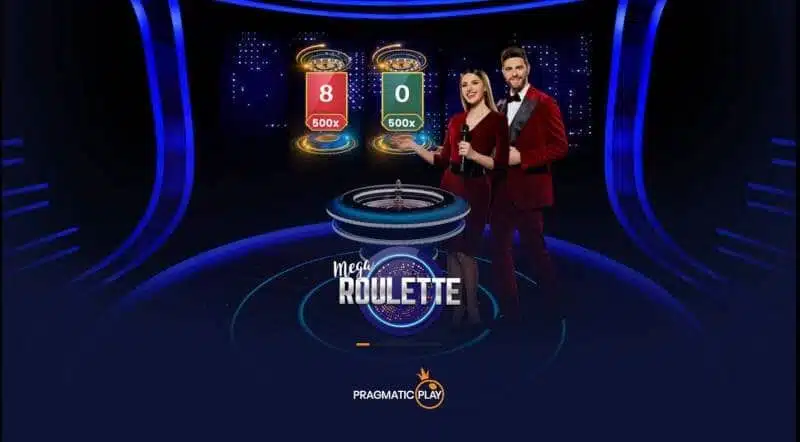 Mega Roulette slot game logo
