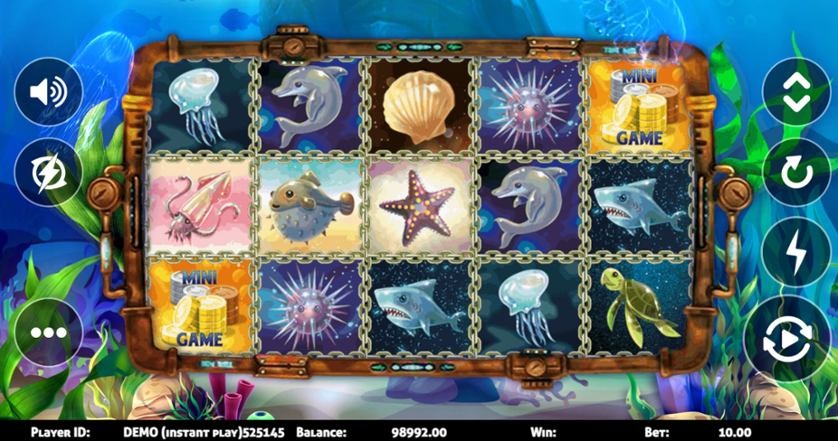 Sea Wolrd slot game win