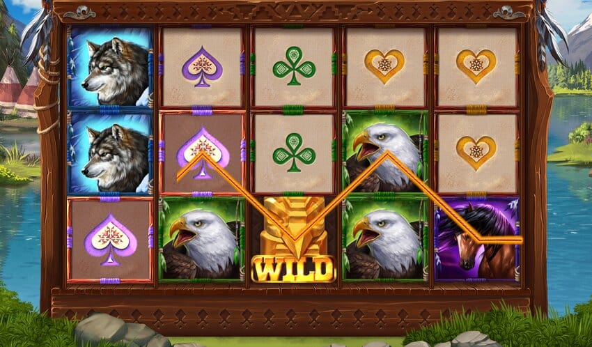 Spirit of the Beast slot game win