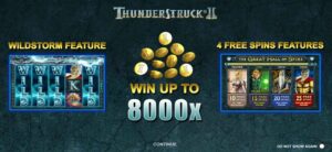 Thunderstruck II slot game logo