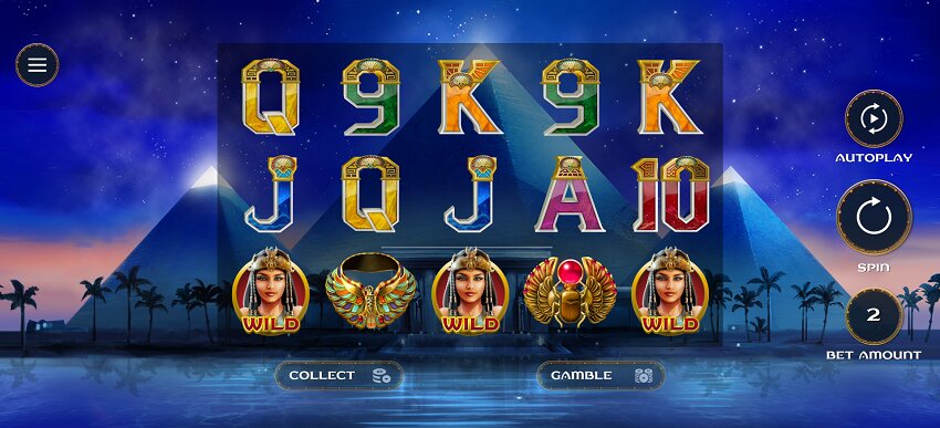A night With Cleo slot game reel