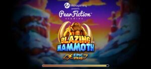 Blazing Mammoth slot game logo