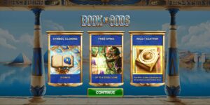 Book of Gods slot game logo