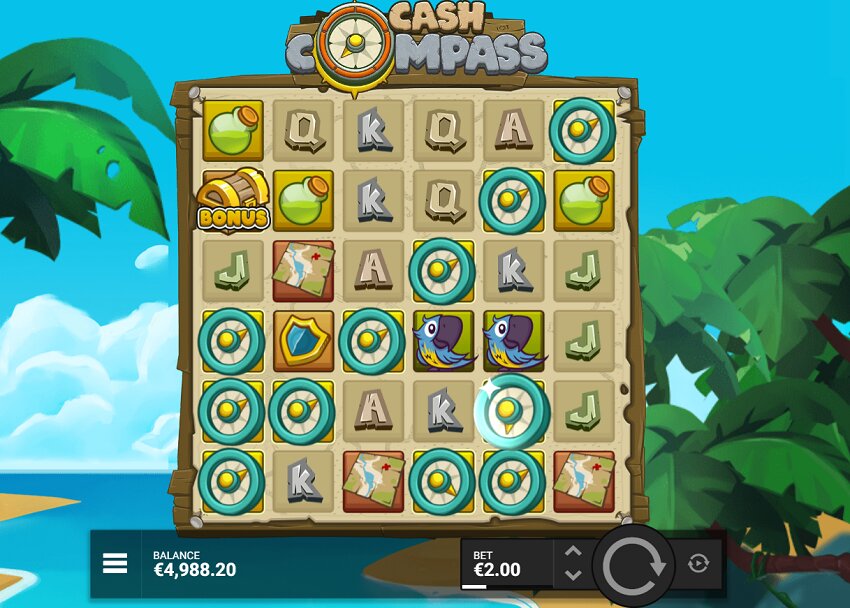 Cash Compass slot game won