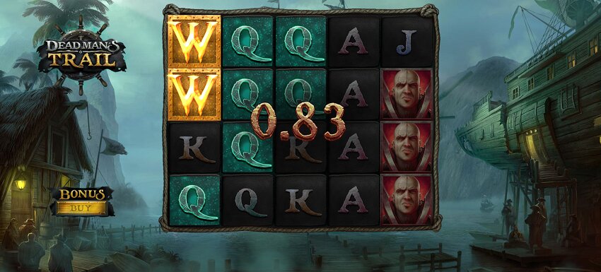 Dead Mans Trail slot game win