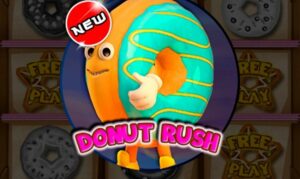 Donut Rush slot game logo