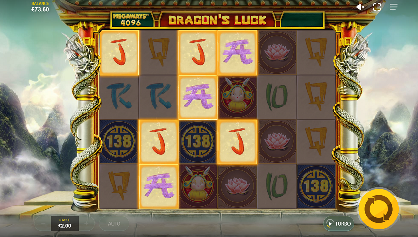 Dragons Luck Megaways slot game won