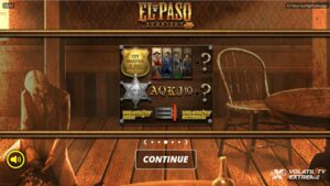 El Paso Gunfight slot game logo