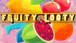 Fruity looty slot game logo
