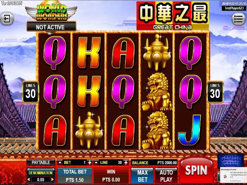 Great China slot game reel