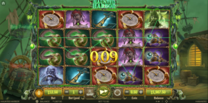 Haunted Harbor slot game win