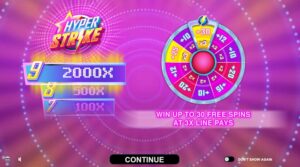 Hyper Strike slot game logo