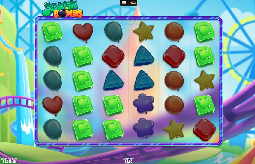 Joker Bombs slot game win