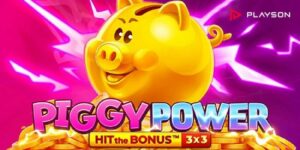 Piggy Powers Hit the bonus slot game logo