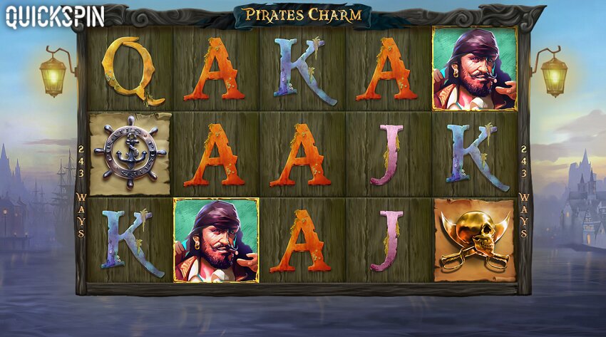 Pirates Charm slot game reel