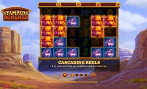 Stampede Bonanza slot game logo