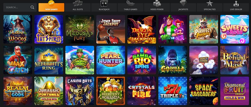 BetWhale Casino Slots Games