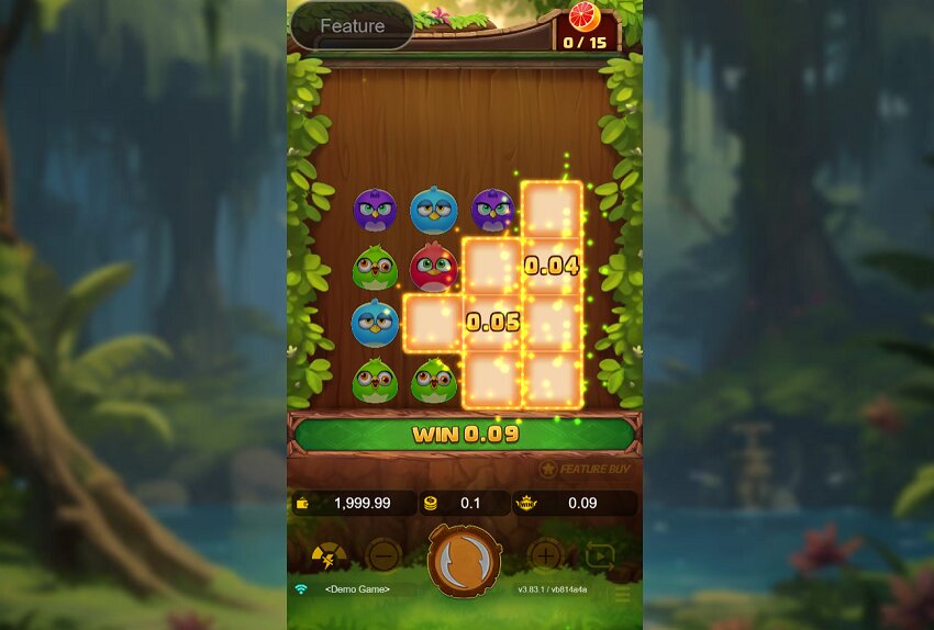 Birds Party slot game win
