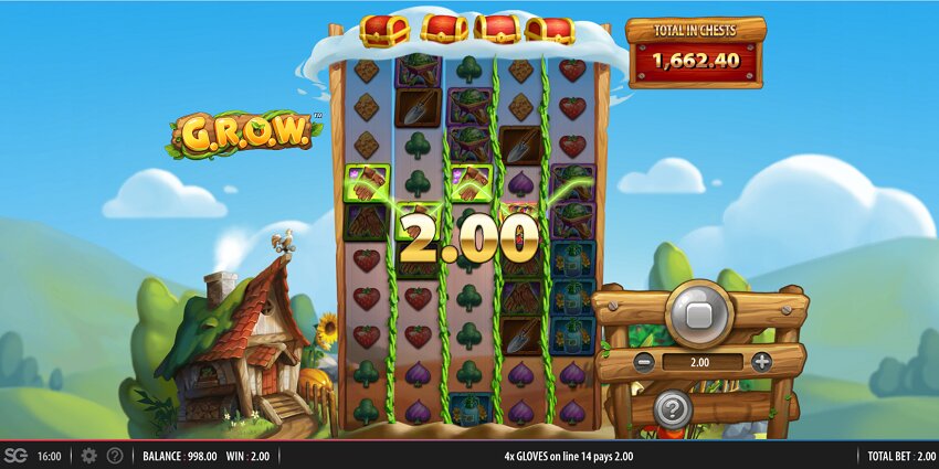 Grow slot game win