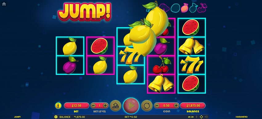 Jump! slot game win