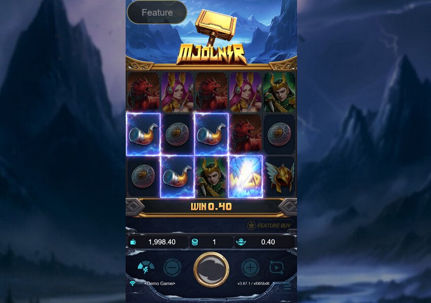 Mjolnir slot game win