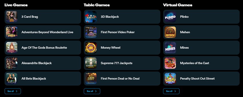 MoonSpin Casino Games Slots