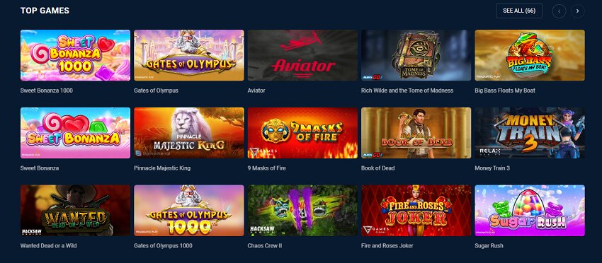 Pinnacle Casino Games Slots