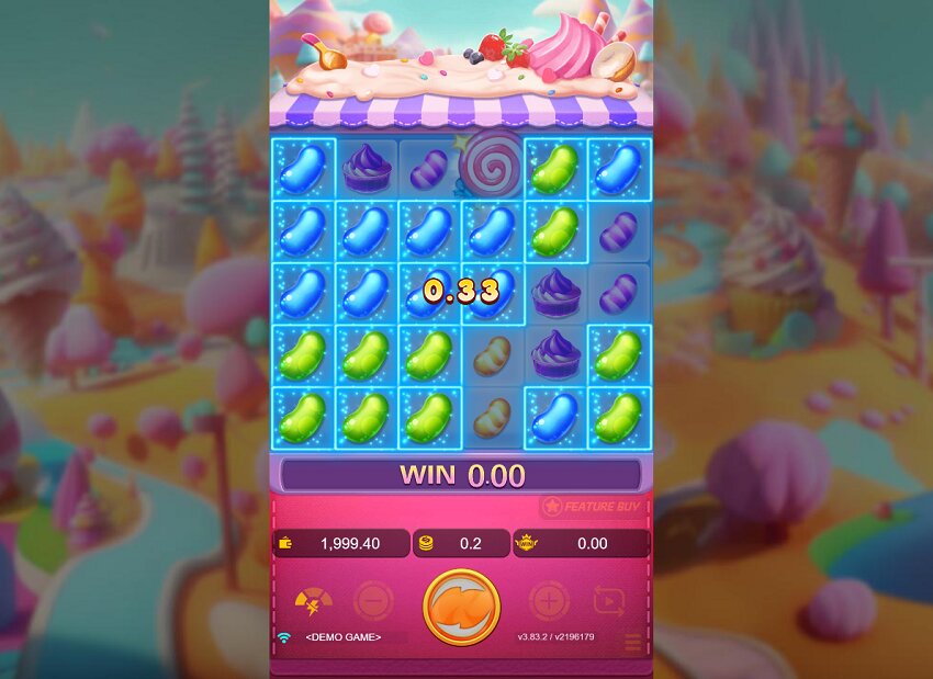Pop Pop Candy slot game win