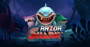 Animal Themed Slots Logo Razor Shark Slot Game Logo