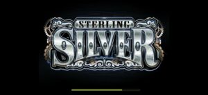 Sterling Silver Slot Game Logo